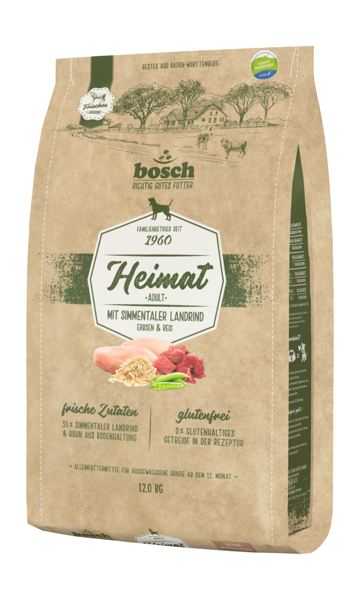 bosch Hunde-Trockenfutter Heimat Adult Simmentaler Landrind